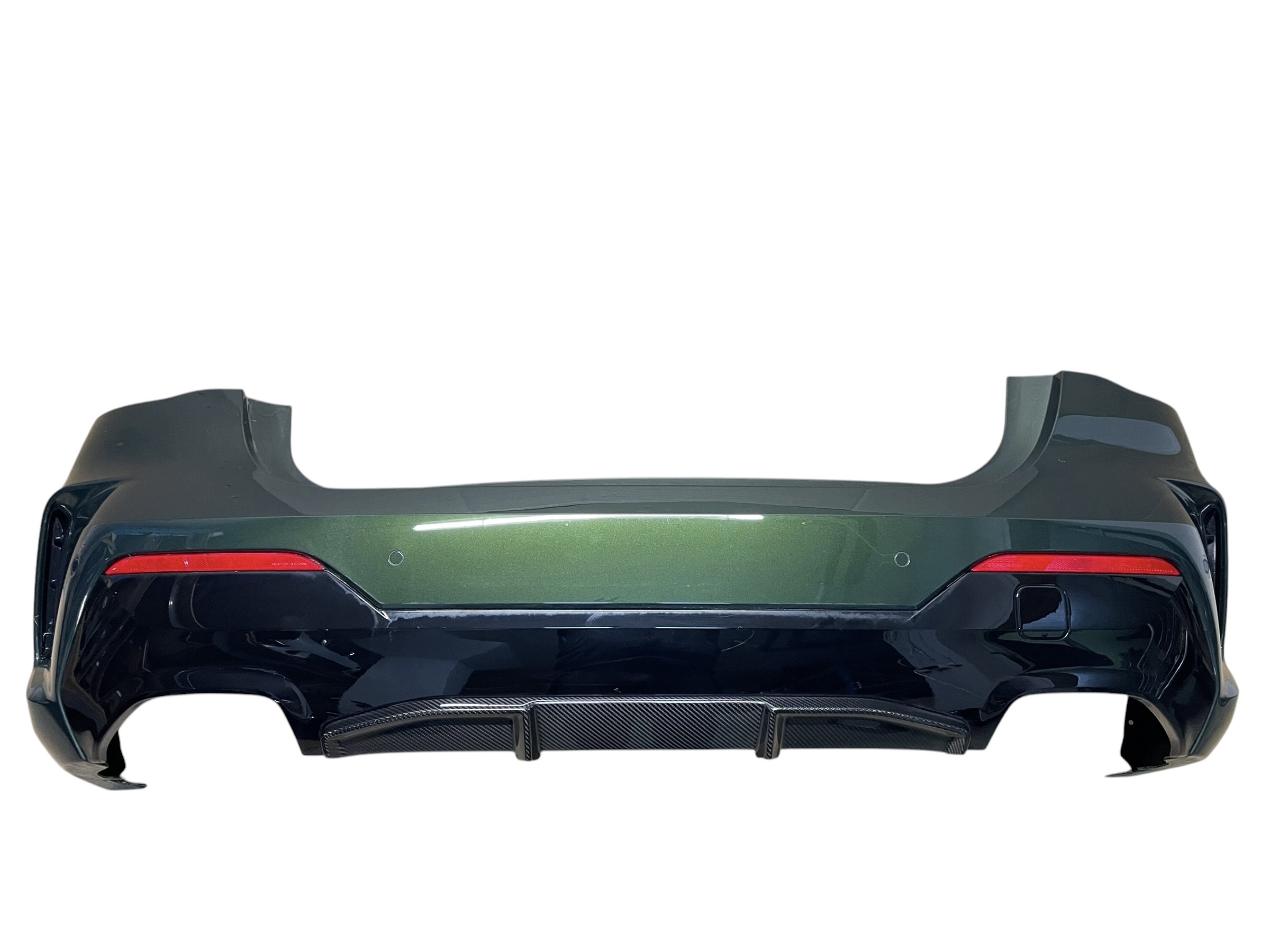 bumper rear part 6 X PDC + CARBON complete BMW 4 G22 G23 M440iX C4E IDEAL