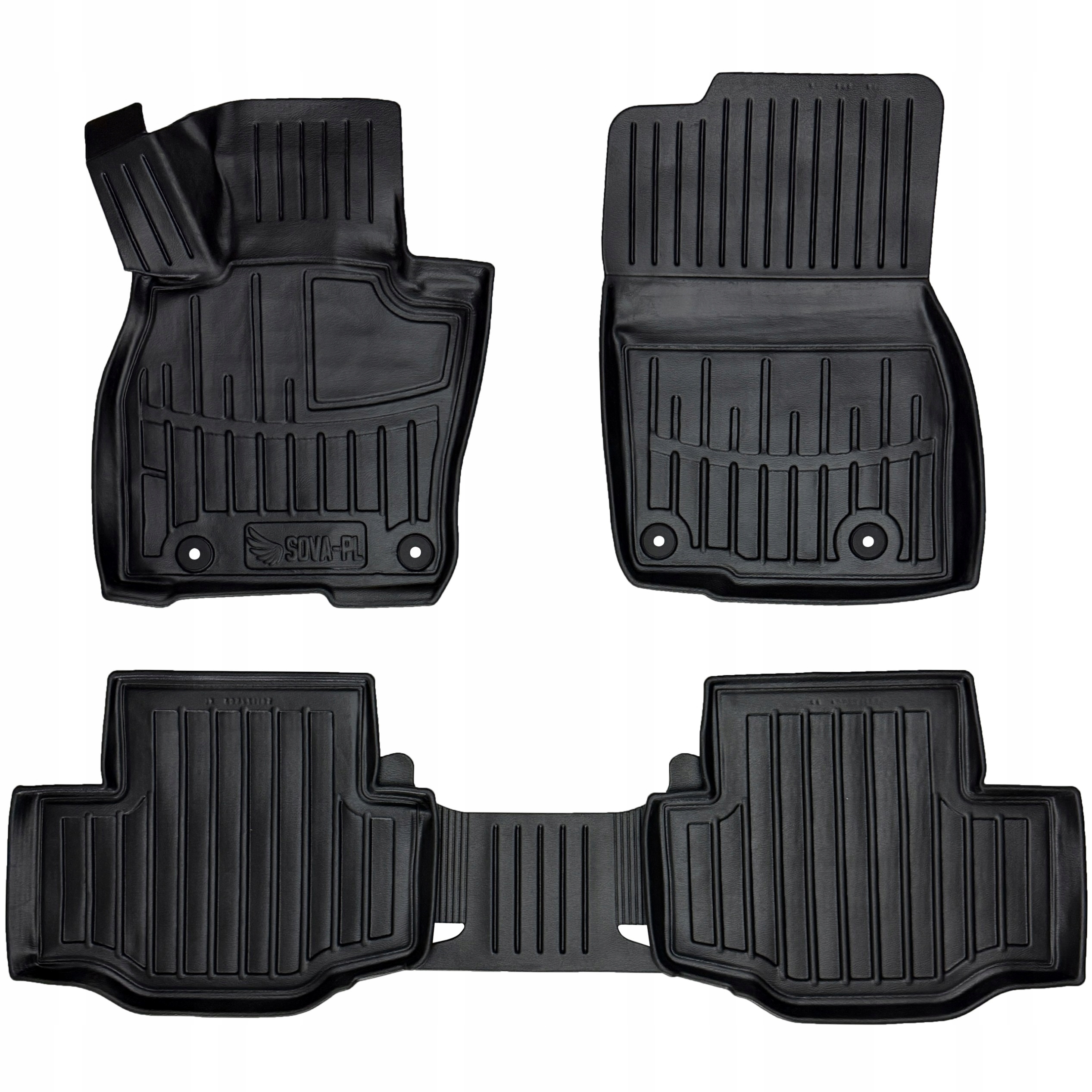 Dywaniki gumowe (tpe) Mazda CX-90 Kk 2023 2024 2025 2026 1 i 2 rząd