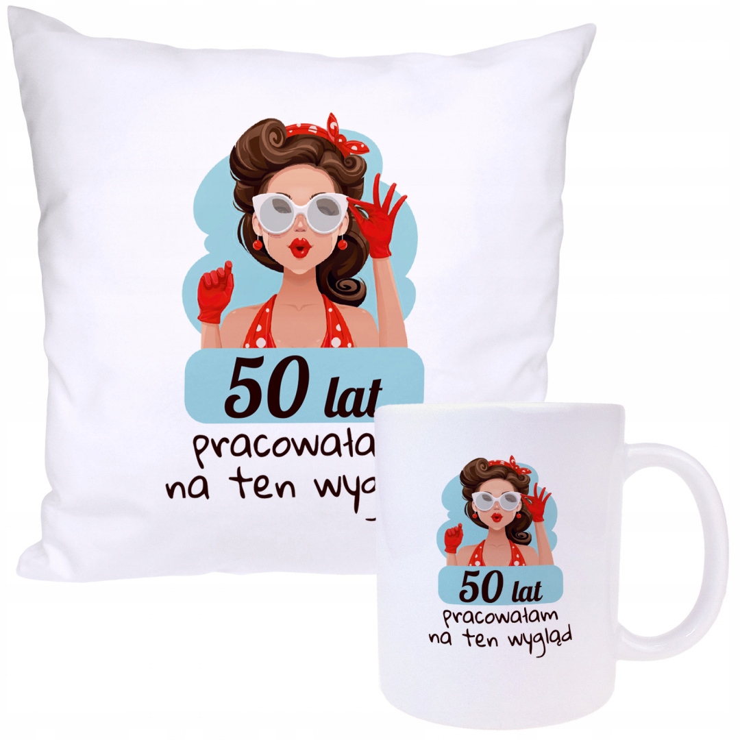 

Zabawny na 50 urodziny dla niej zestaw