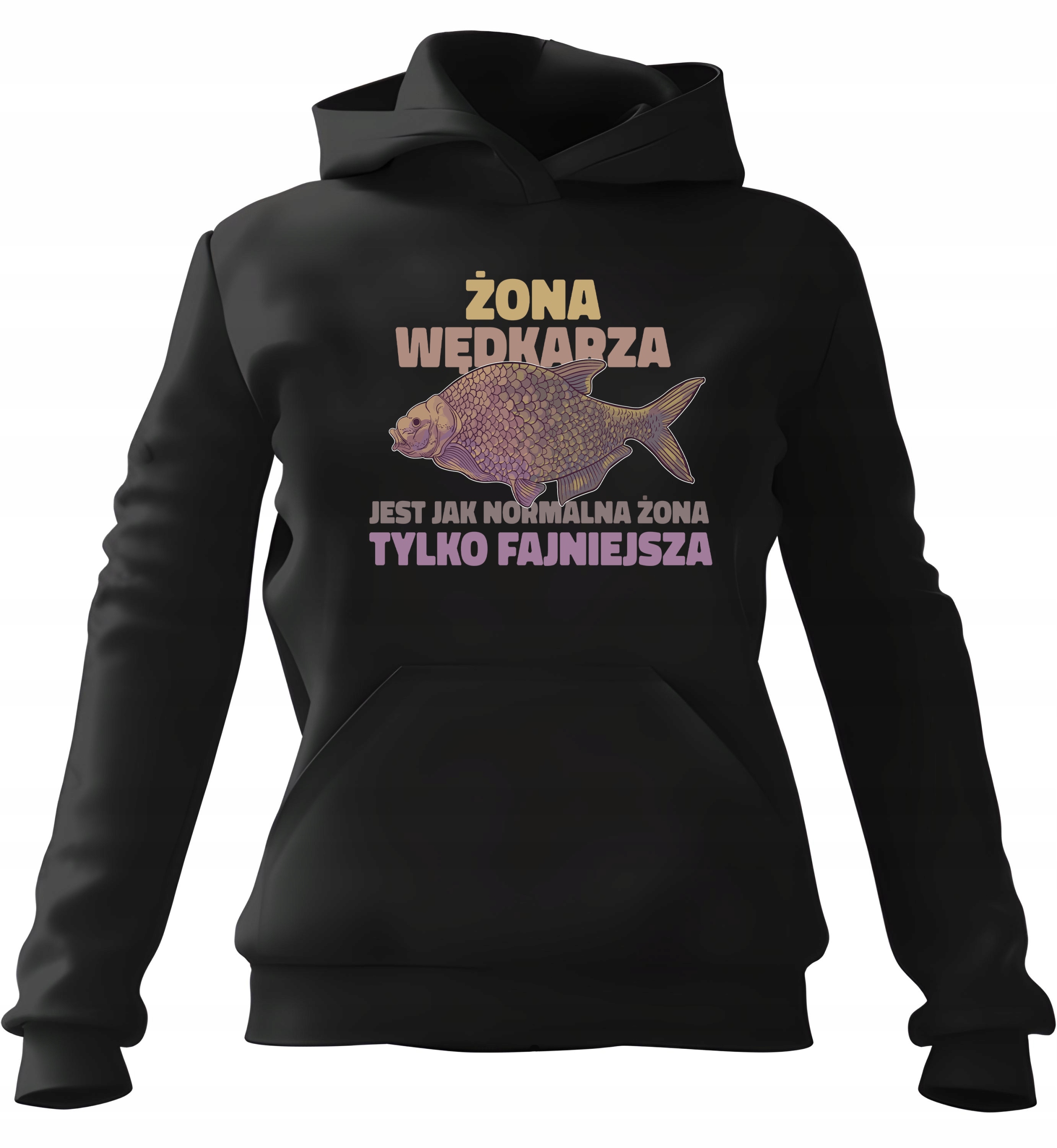 Dámská Mikina s kapucí 's Wife, černá, velikost S