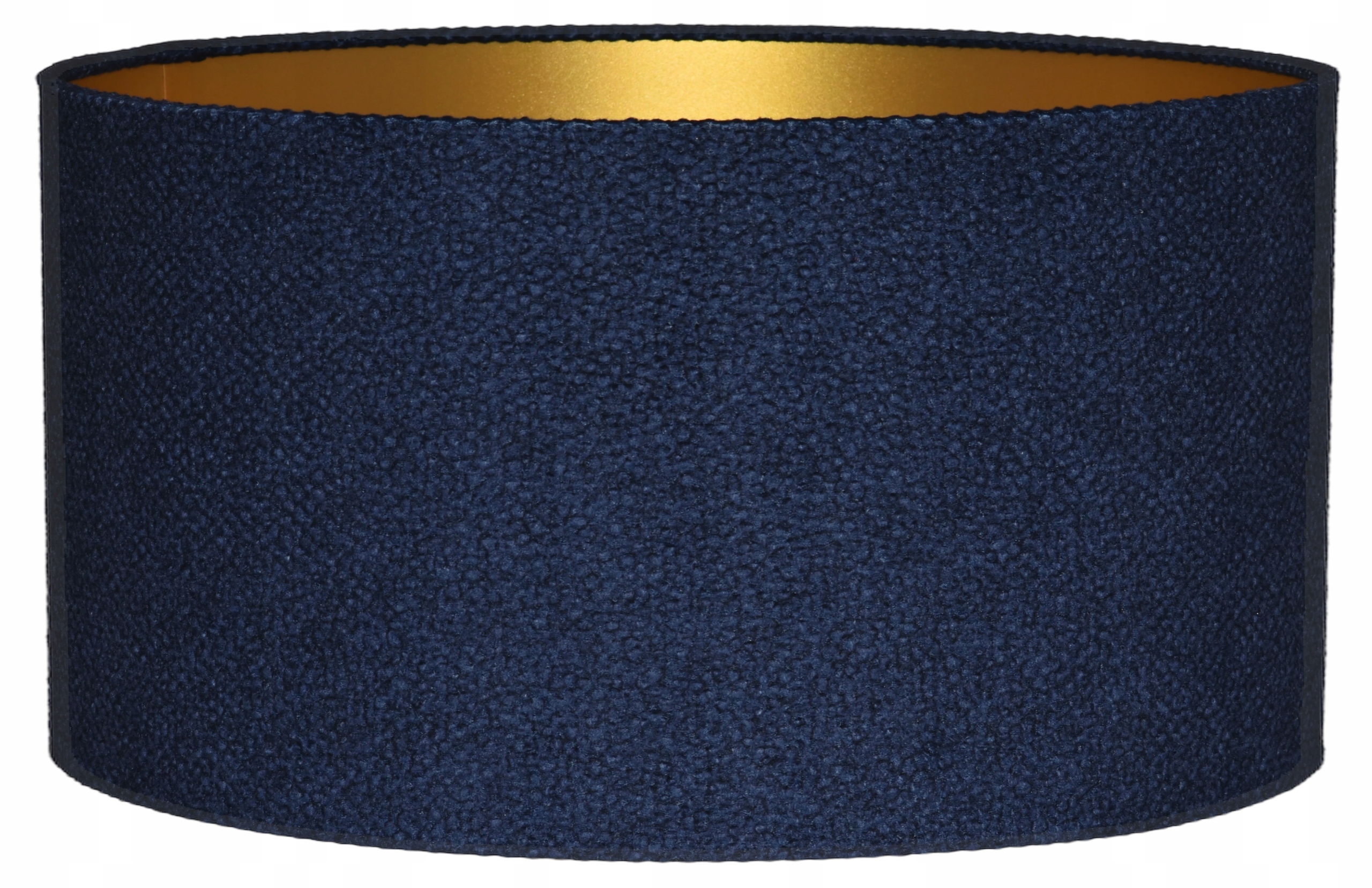 Abažúr závesnej stojacej lampy Valec 45/25 cm E27 Tmavomodrý Zlatý Arezzo