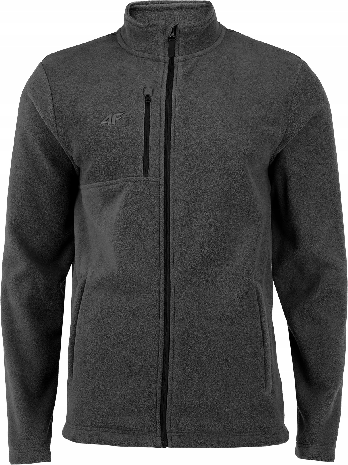 4F CIEPŁY POLAR SZARY ANTRACYT PLM003B r. XXXL