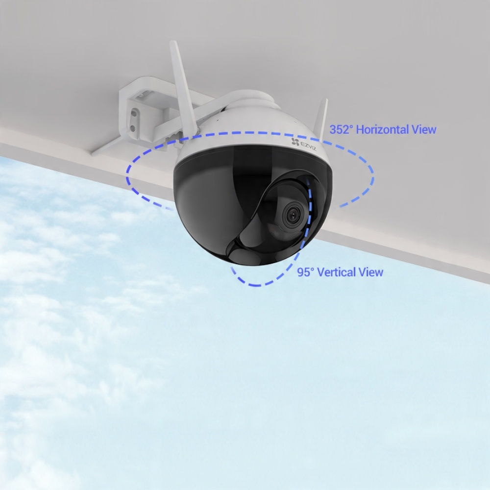 зовнішня обертається камера WiFi 360 ° FullHD c8c IR модель c8c