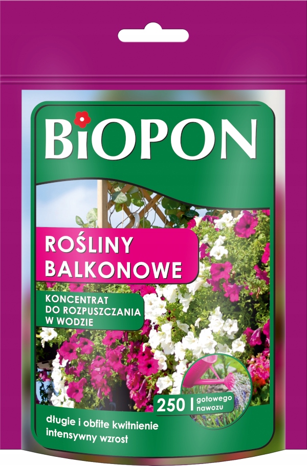 

Biopon Nawóz Rozpuszczalny Rośliny Balkonowe 250G