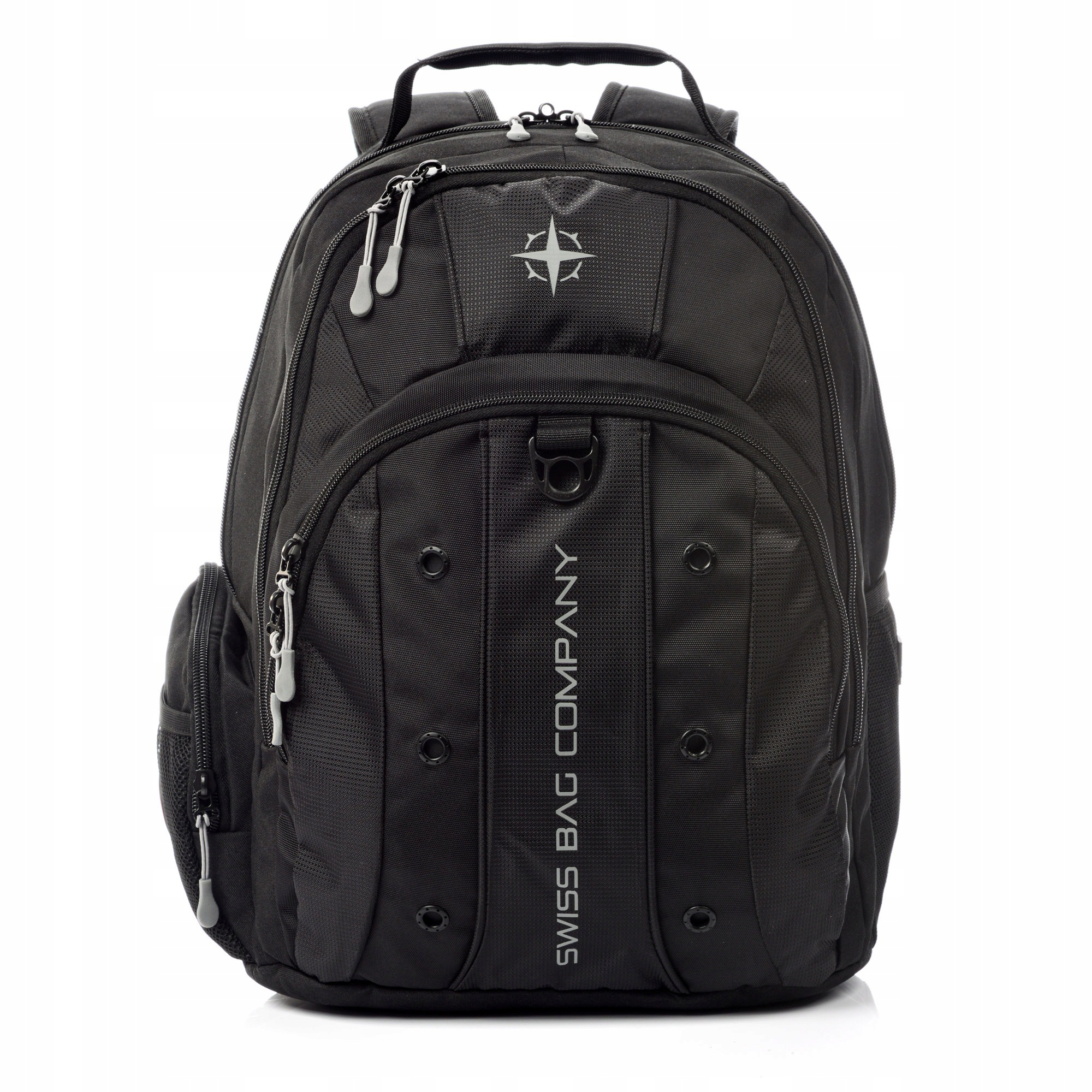 Plecak SwissBags Davos 35L na Laptopa 16 cali Czarny Poliester Podróżny