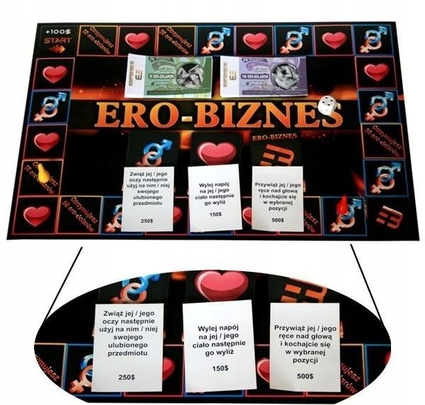 Super Gra Ero-Biznes Erotyczna Planszowa Dla Par Nazwa Ero biznes