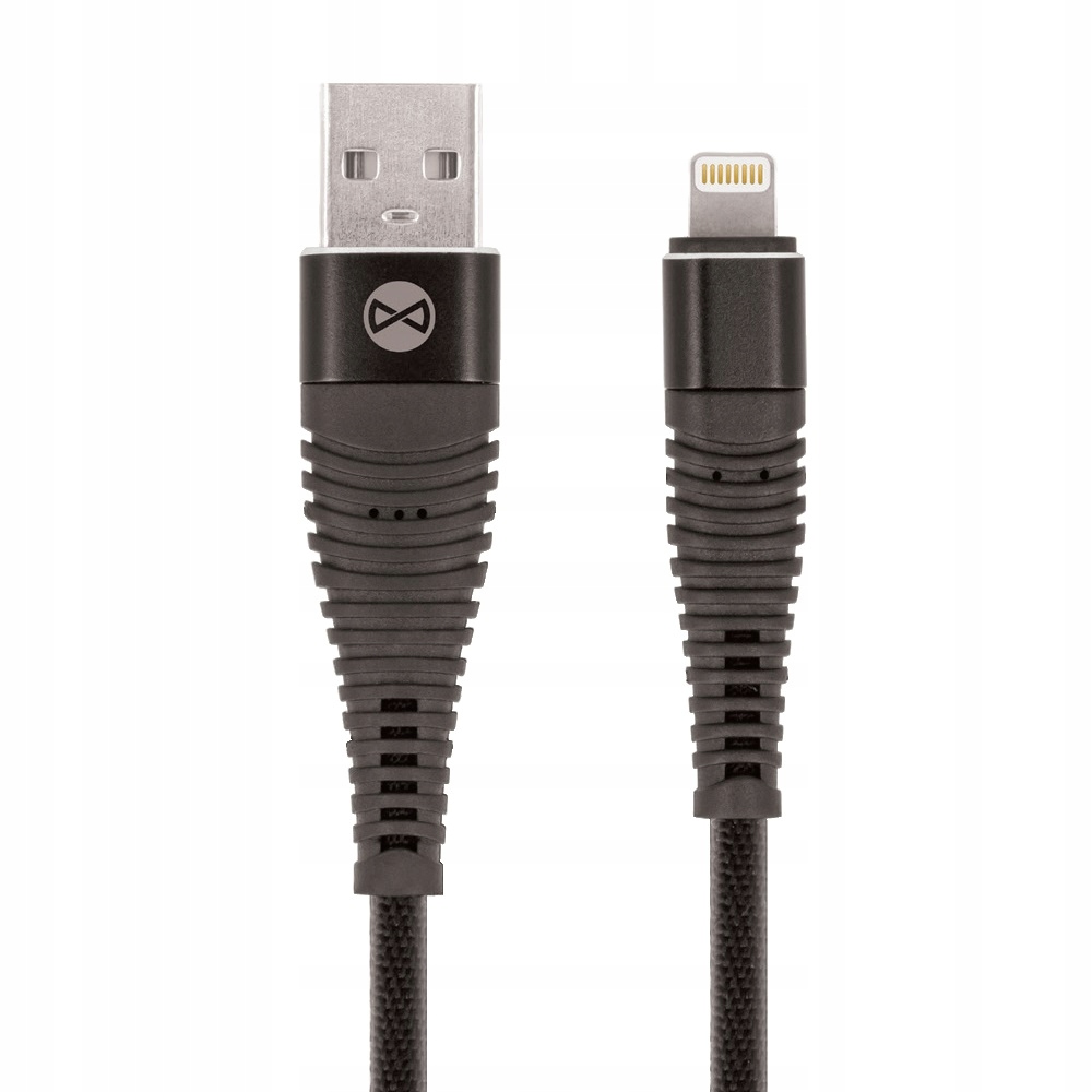 

Kabel Forever do iPhone 8-PIN Shark czarny 1m 2A