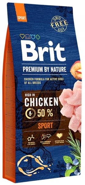 Krmivo Brit Premium by Nature Sport 15kg