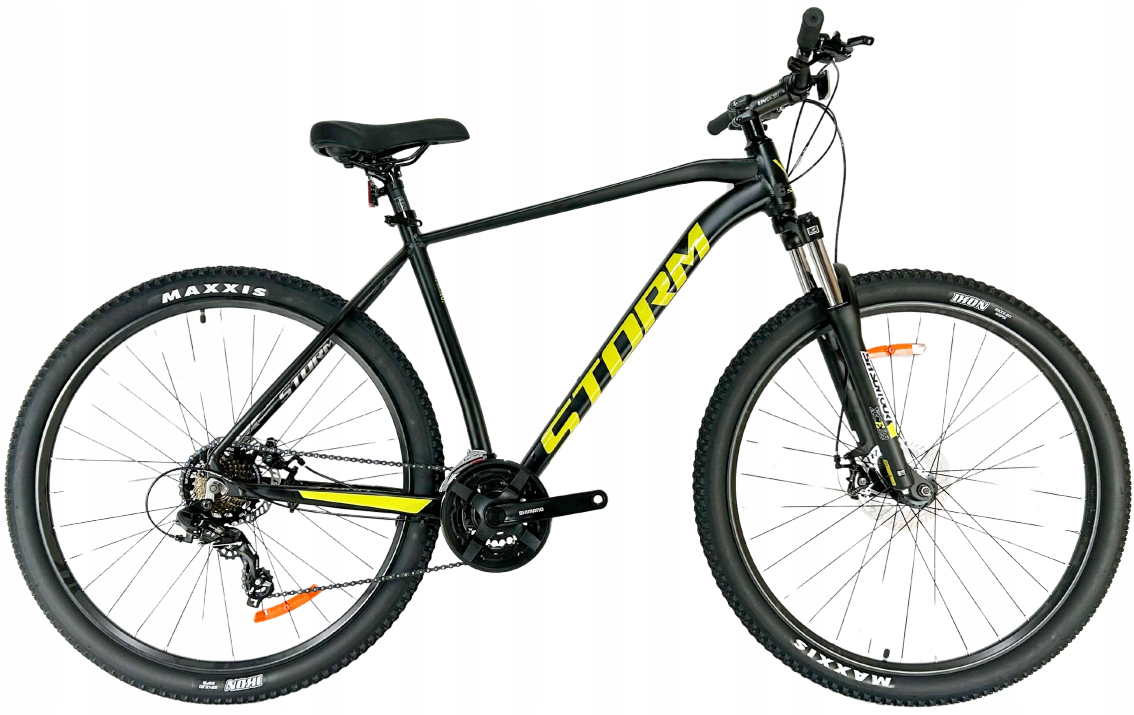 Rower Górski Mtb Storm Shark 1.0 2D 29 rama 21 czarny żółty 2026