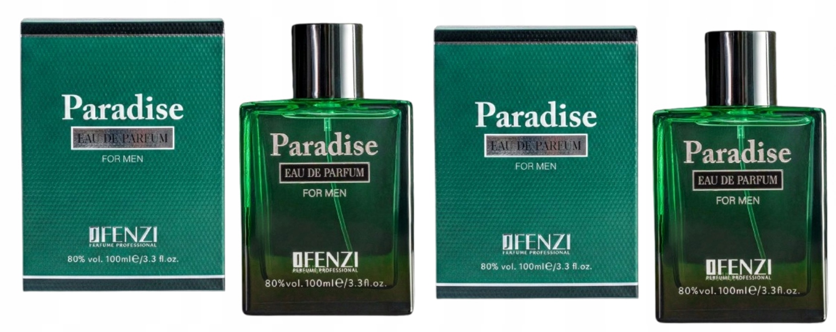 JFenzi Paradise 2x100 ml pánská parfémovaná voda