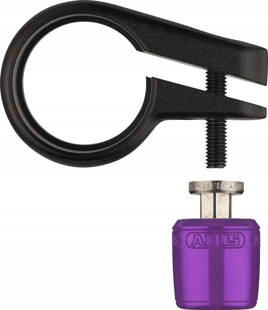 Abus Nutfix 30.0mm M5 zabezpiecznie siodełka fioletowe