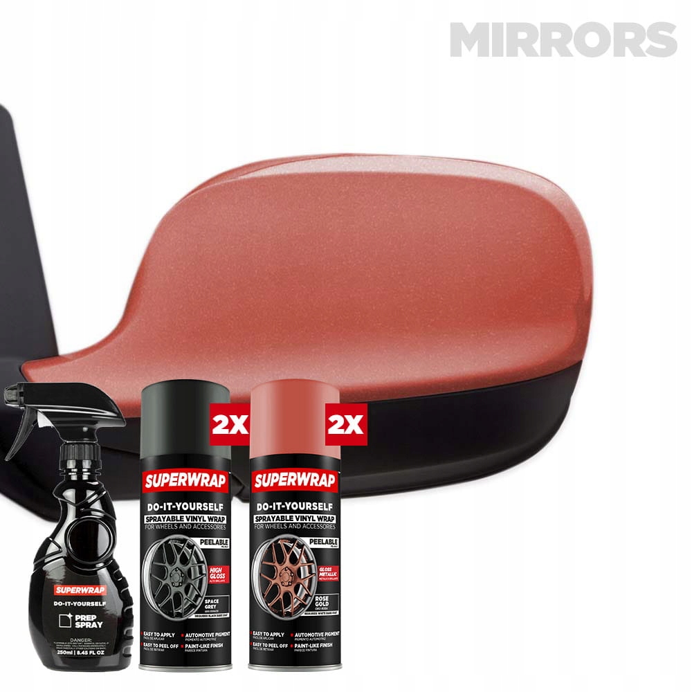 Набір для дзеркала з рожевого золота SUPERWRAP