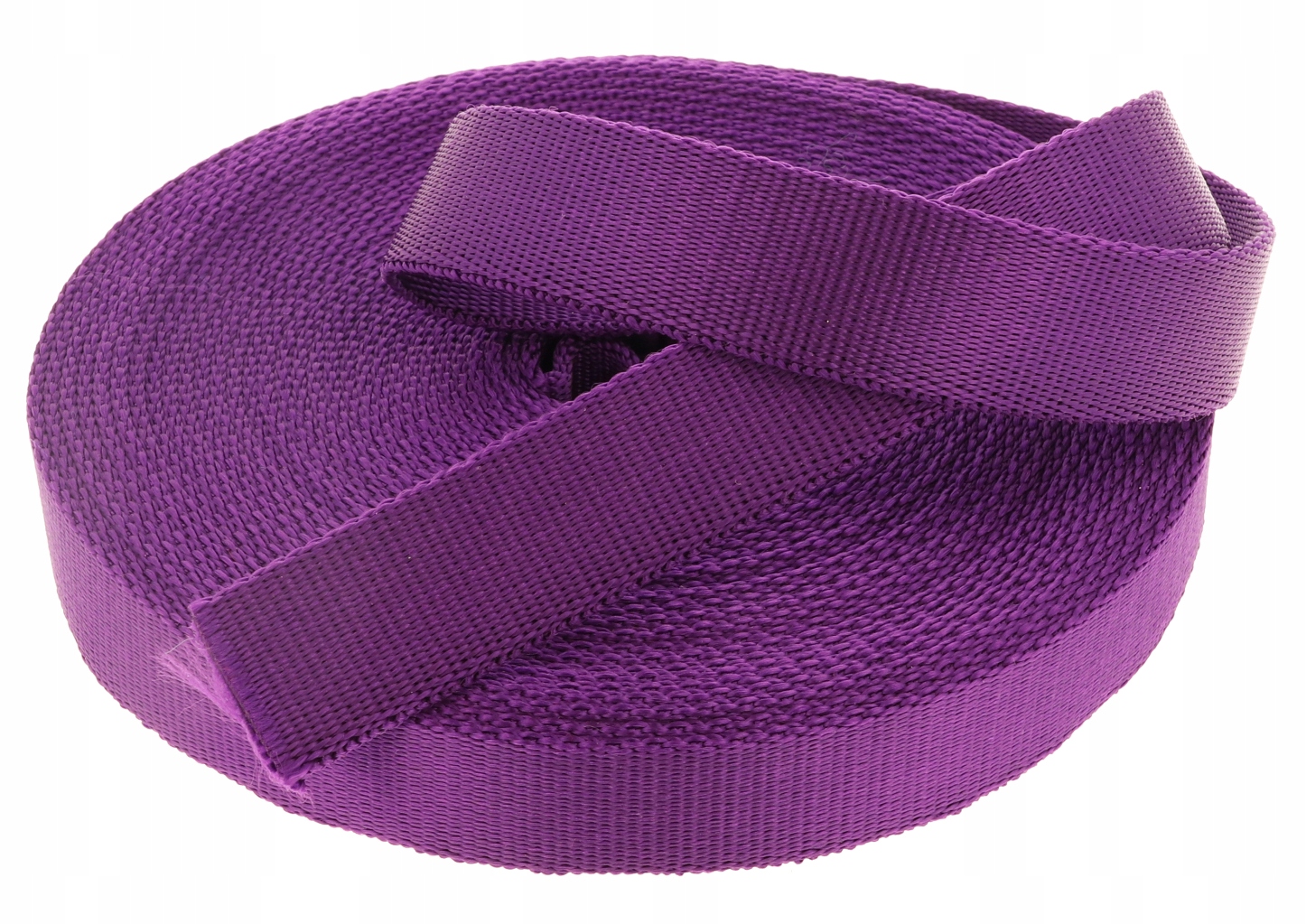 Popruh 25mm Hladká tloušťka 2mm Polypropylen 50 metrů Fialová