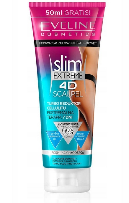 Eveline Cosmetics Slim Extreme 4D 250 ml chłodzący reduktor cellulitu