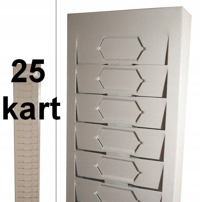 Tablica na karty papierowe, karty pracy RCP