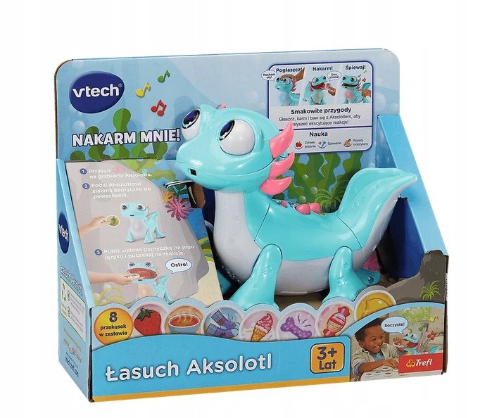 Vtech 62553 Łasuch Aksolotl Zabawka interaktywna