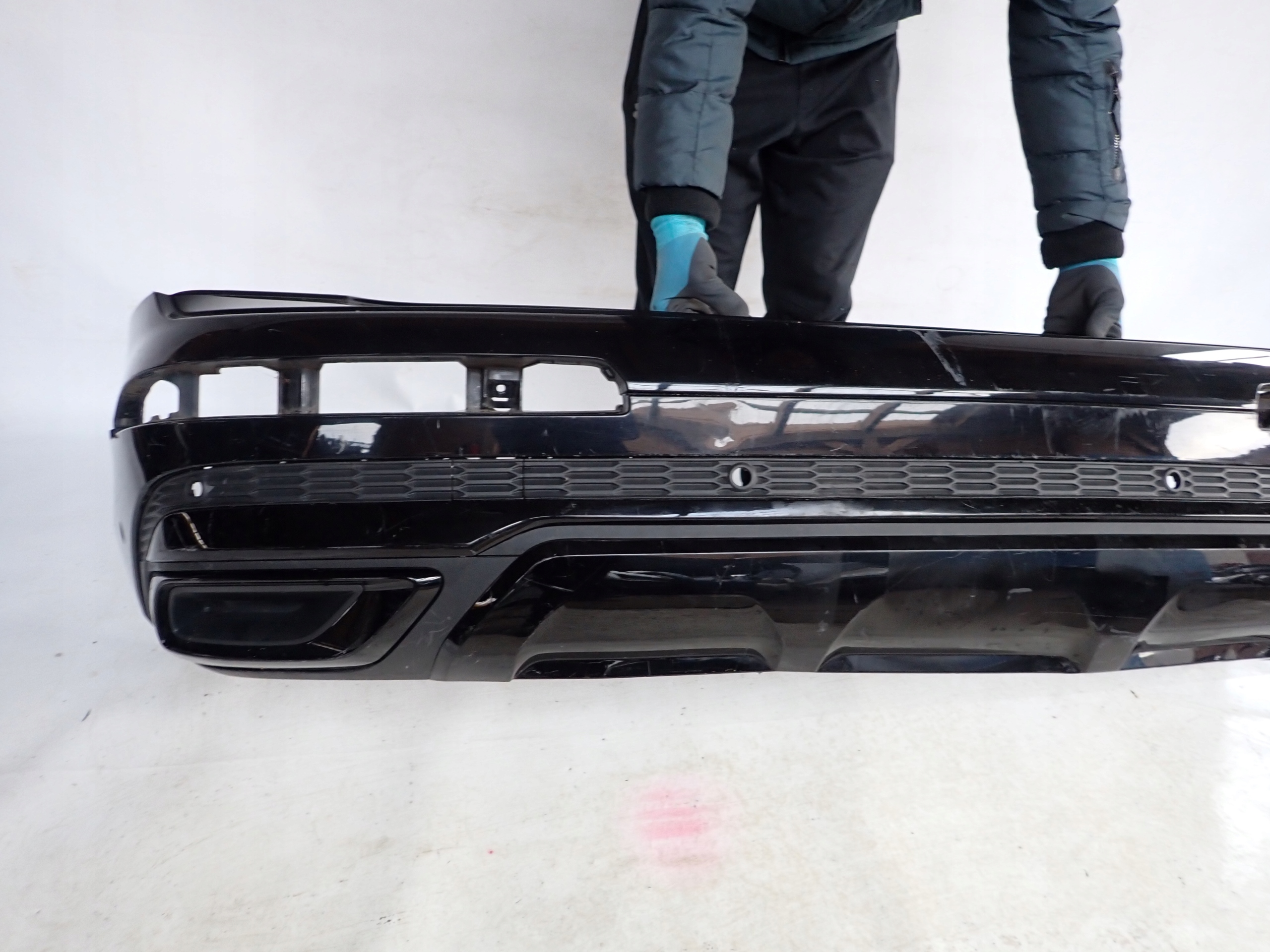 AUDI Q7 4M0 S-LINE LIFT 19- bumper rear part rear PDC 4M0807511