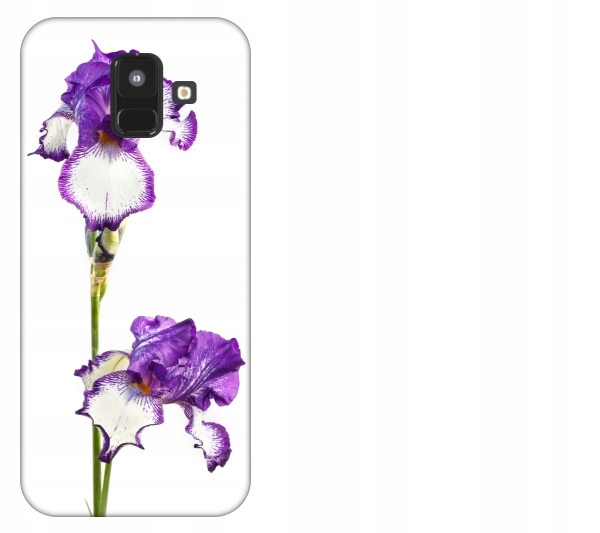 

Etui pokrowiec Samsung Galaxy A6 2018 Kwiat fiolet