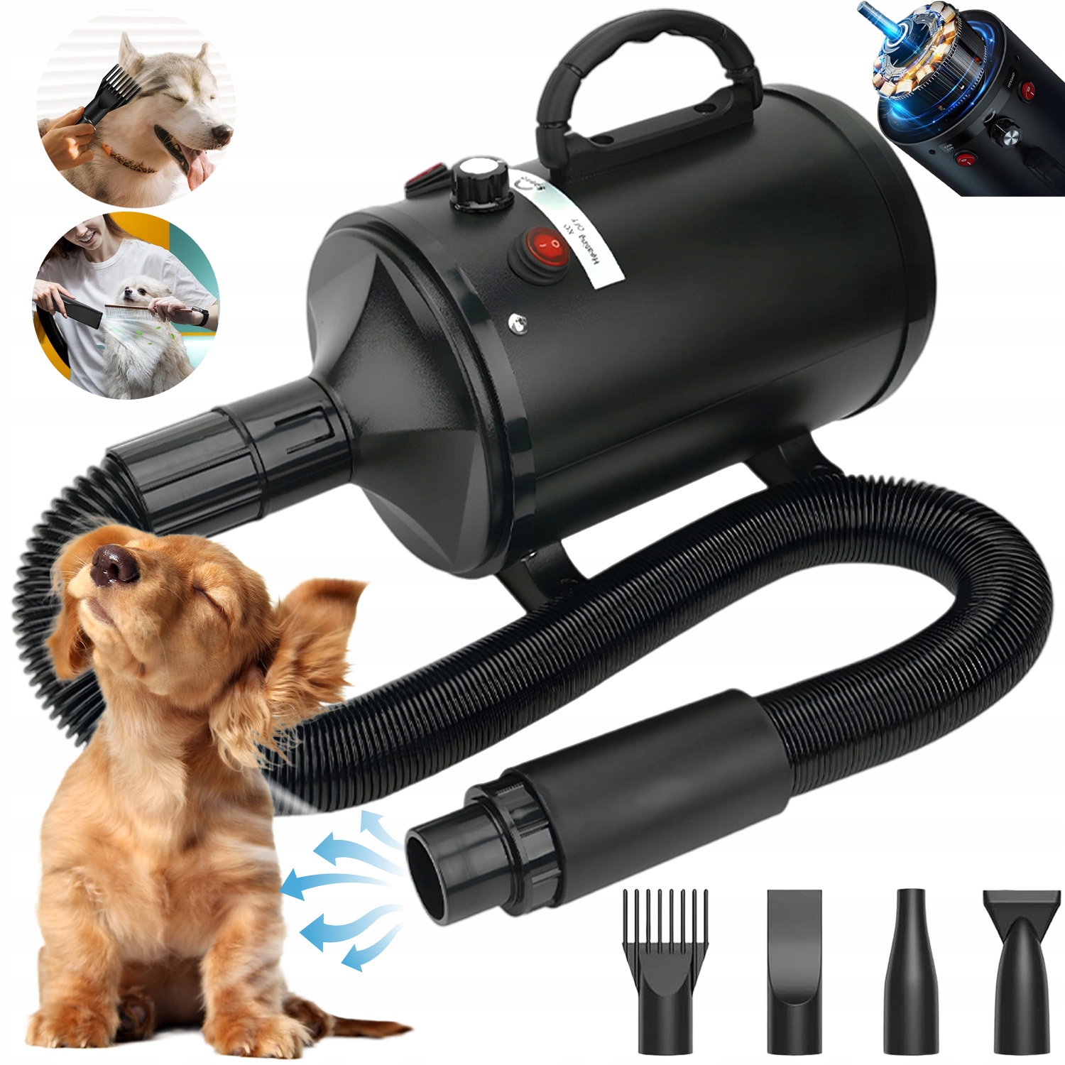 Suszarka Groomerska Dla Zwierząt Mocny Profesjonalna Wysoka Groomerskiego