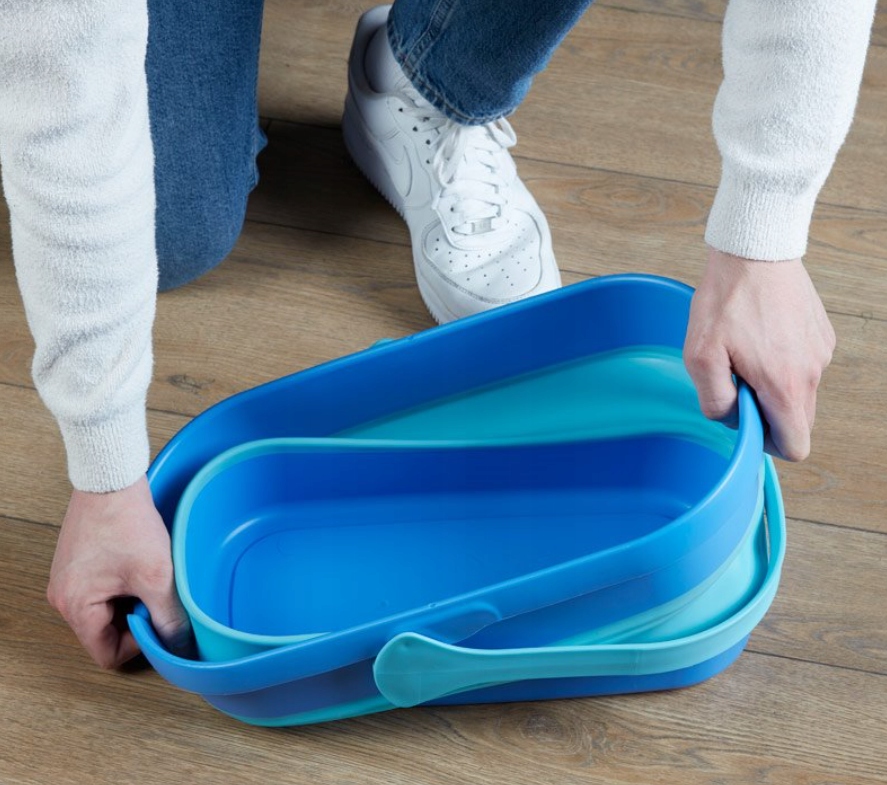 SPONTEX TWIST ULTRA COMPACT ZESTAW MOP OBROTOWY + WIADRO Kolor niebieski