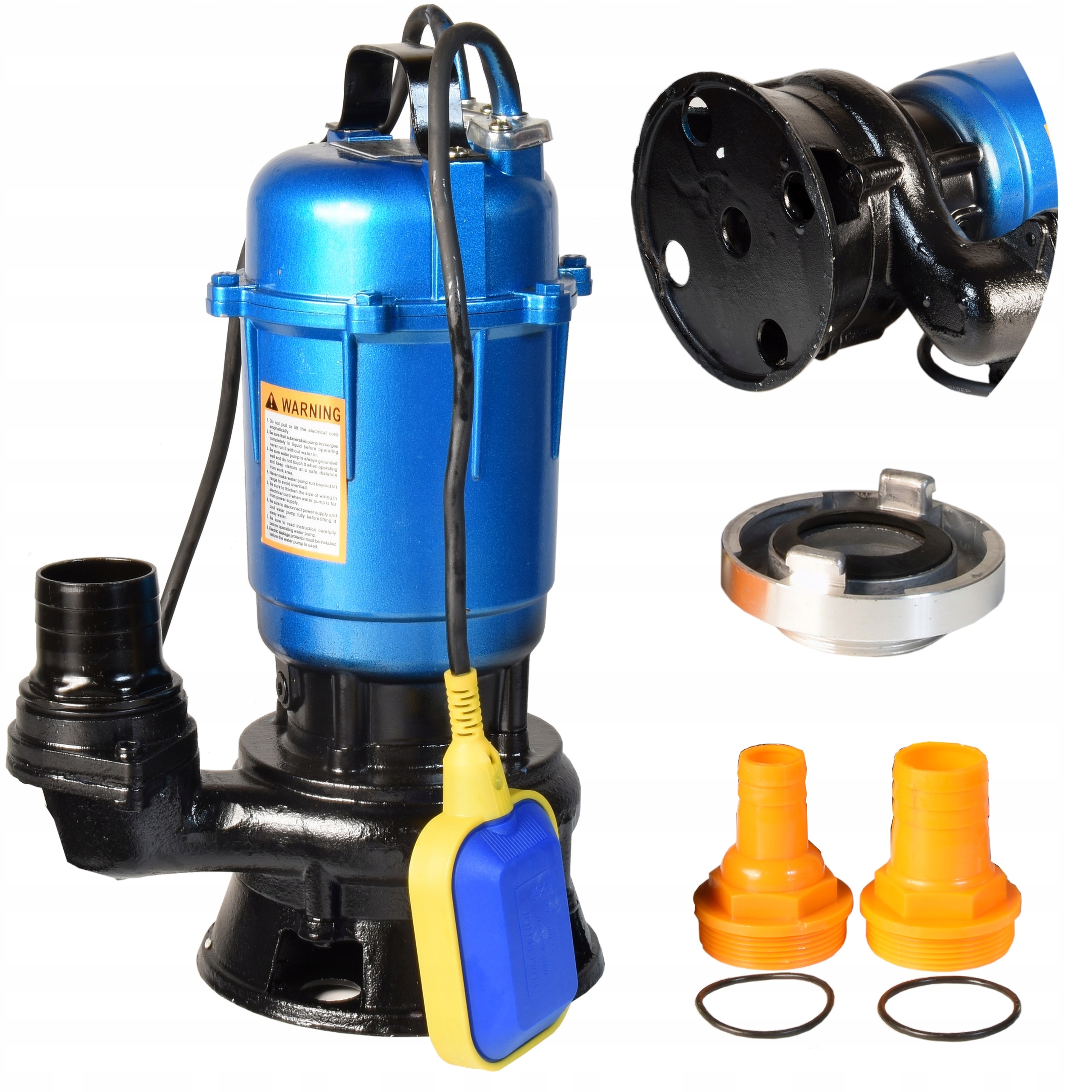 Ponorná Pumpa Na Špinavú Vodu A Odpadovú Vodu, Dažďová Žumpa 550 W S Plavákom