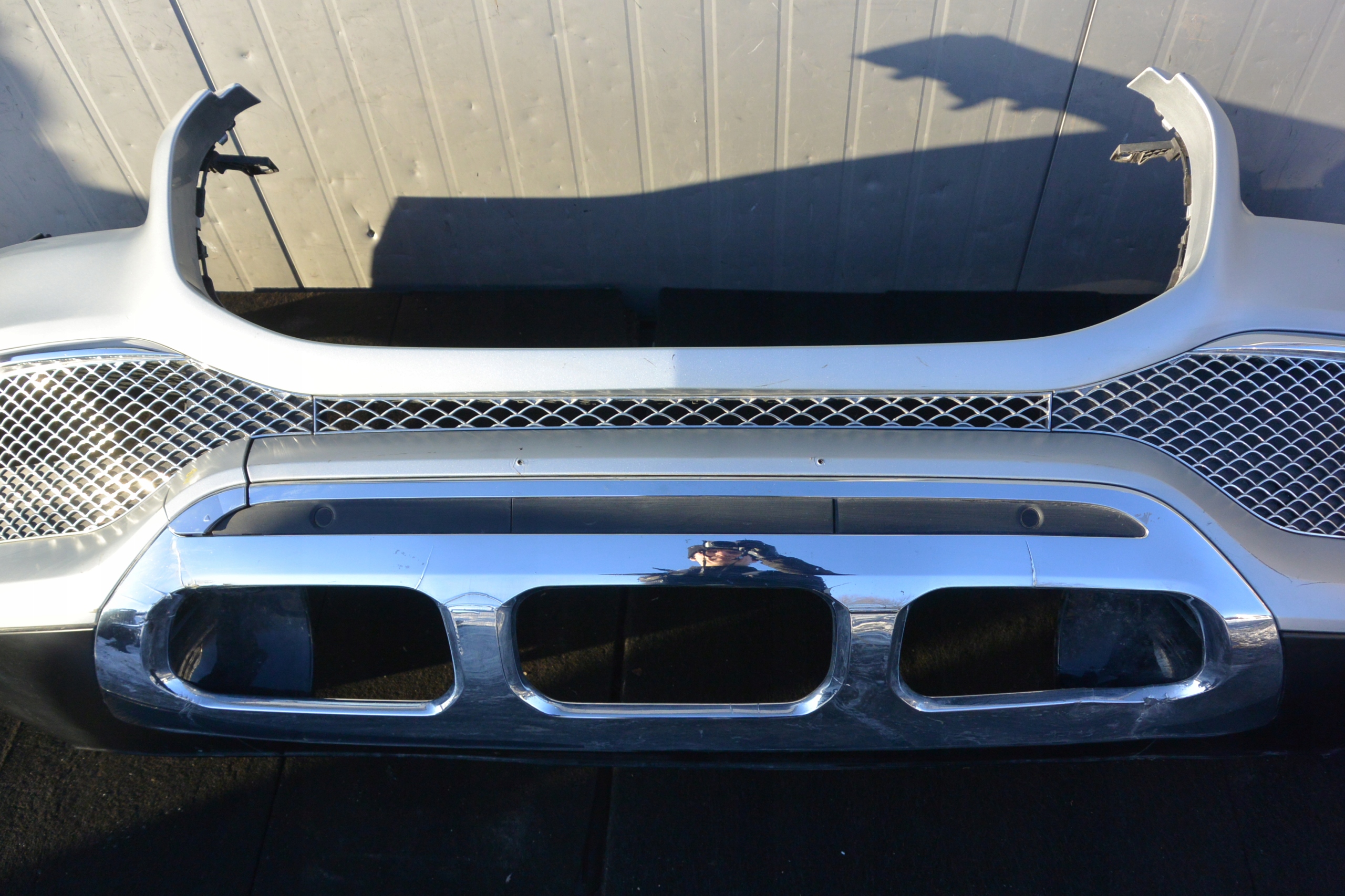 bumper front front MERCEDES GLS 600 MAYBACH 167 CHROM PDC original KPL