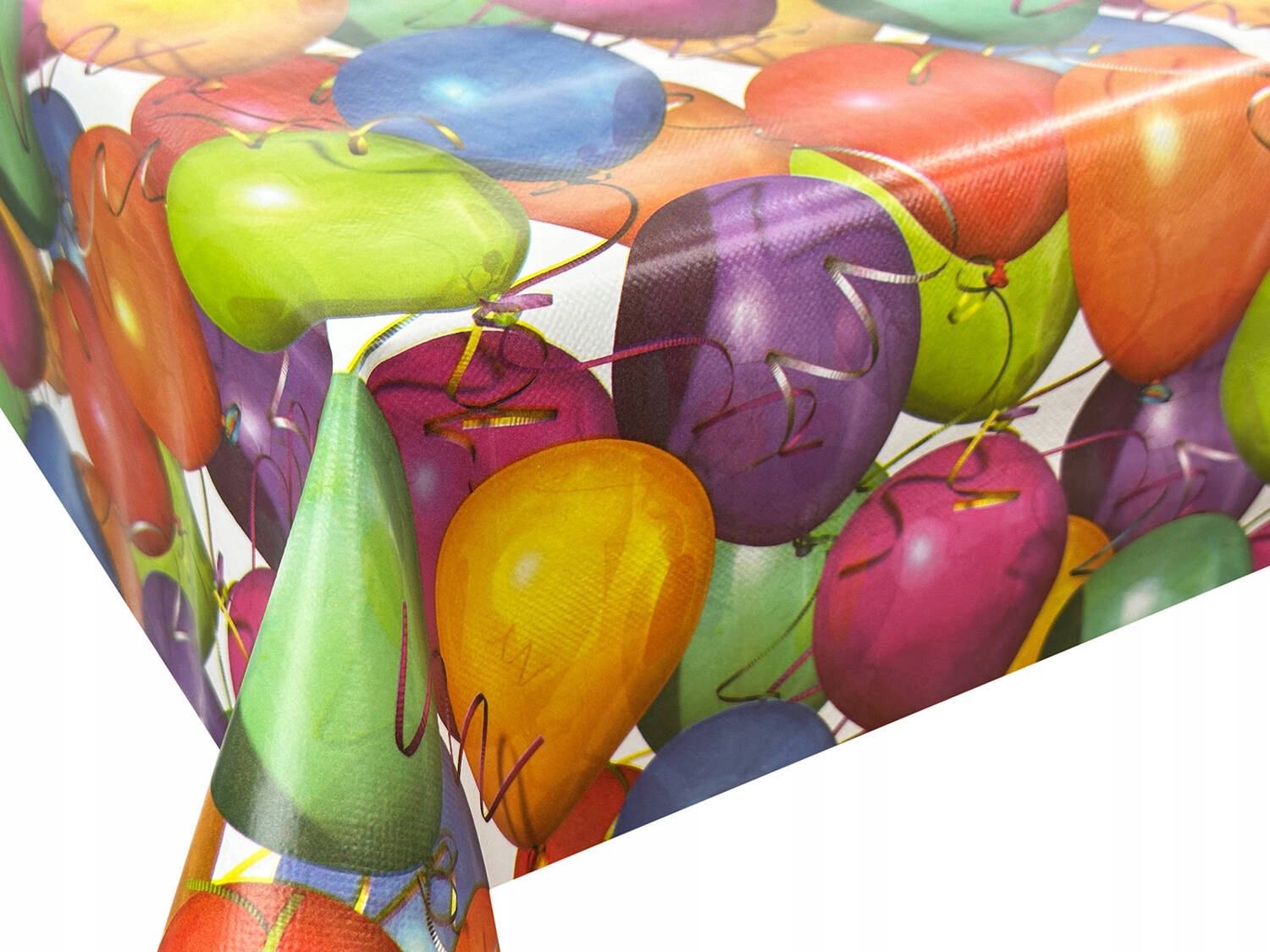 Cerata na Wymiar Obrus Ceratowy Urodziny Impreza Kolorowe Balony 10x140 cm Typ obrus