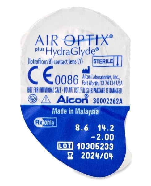 

Soczewka Alcon Air Optix Plus HydraGlyde, 1 szt.
