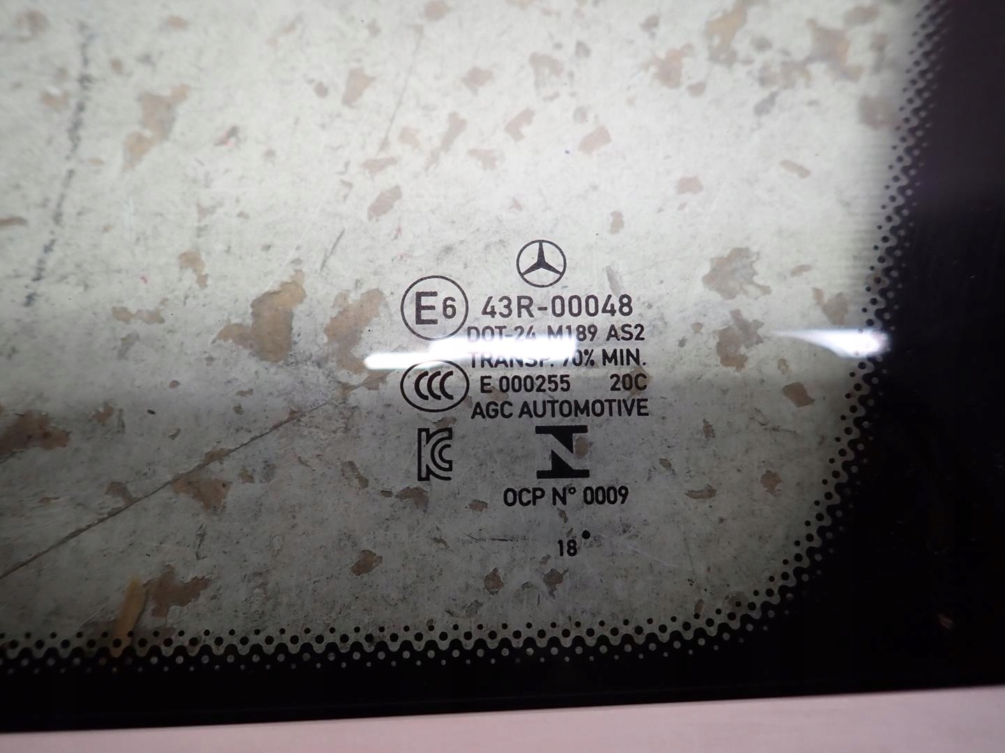 window bodywork right rear part MERCEDES B-KLASA W247 2019