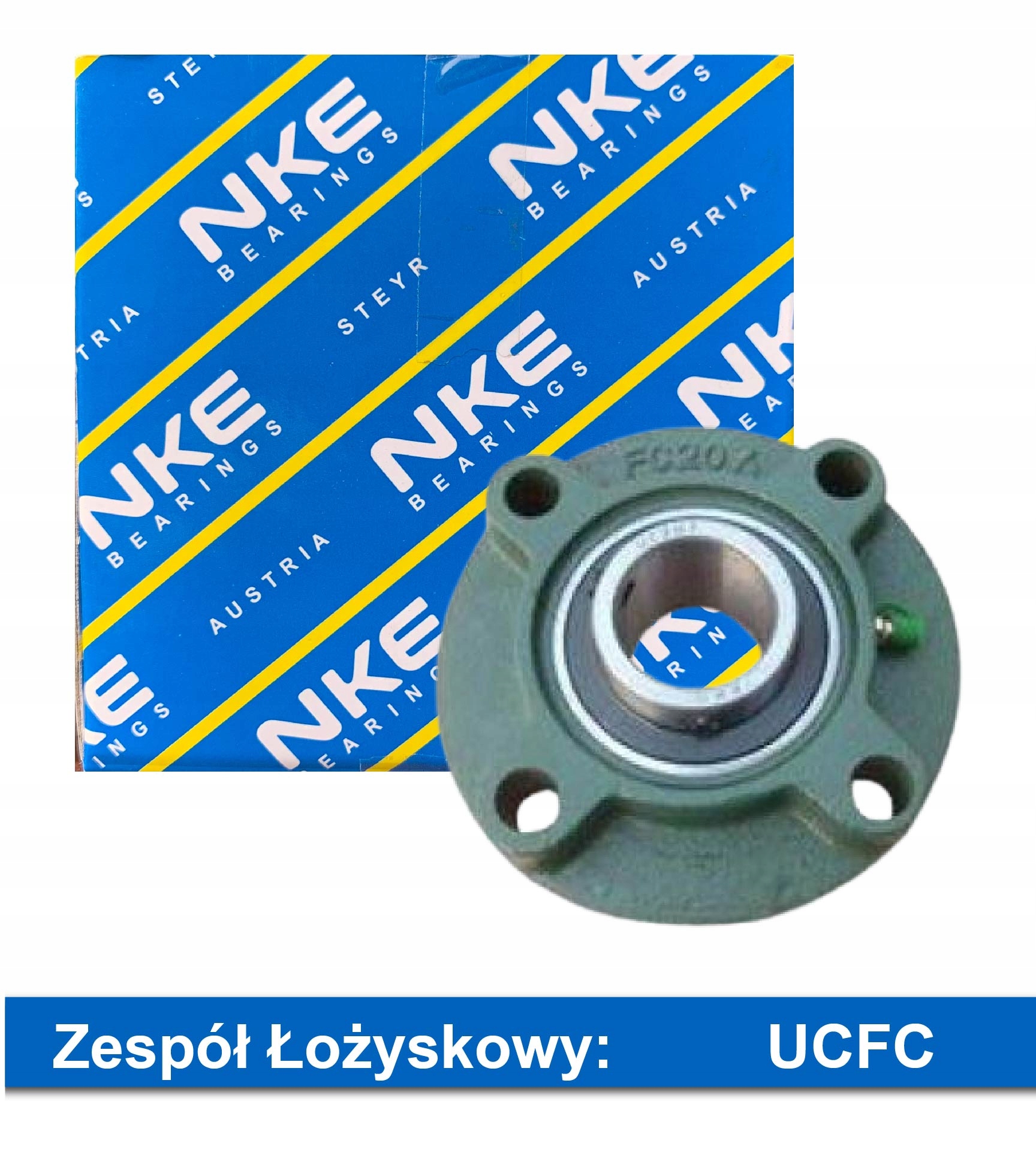 Zespól łożyskowy UCFC204-012 NKE