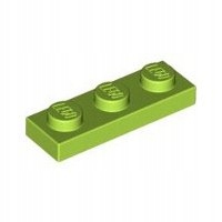 

Lego Płytka 1x3 Limonka 1szt. 3623 4210210 New