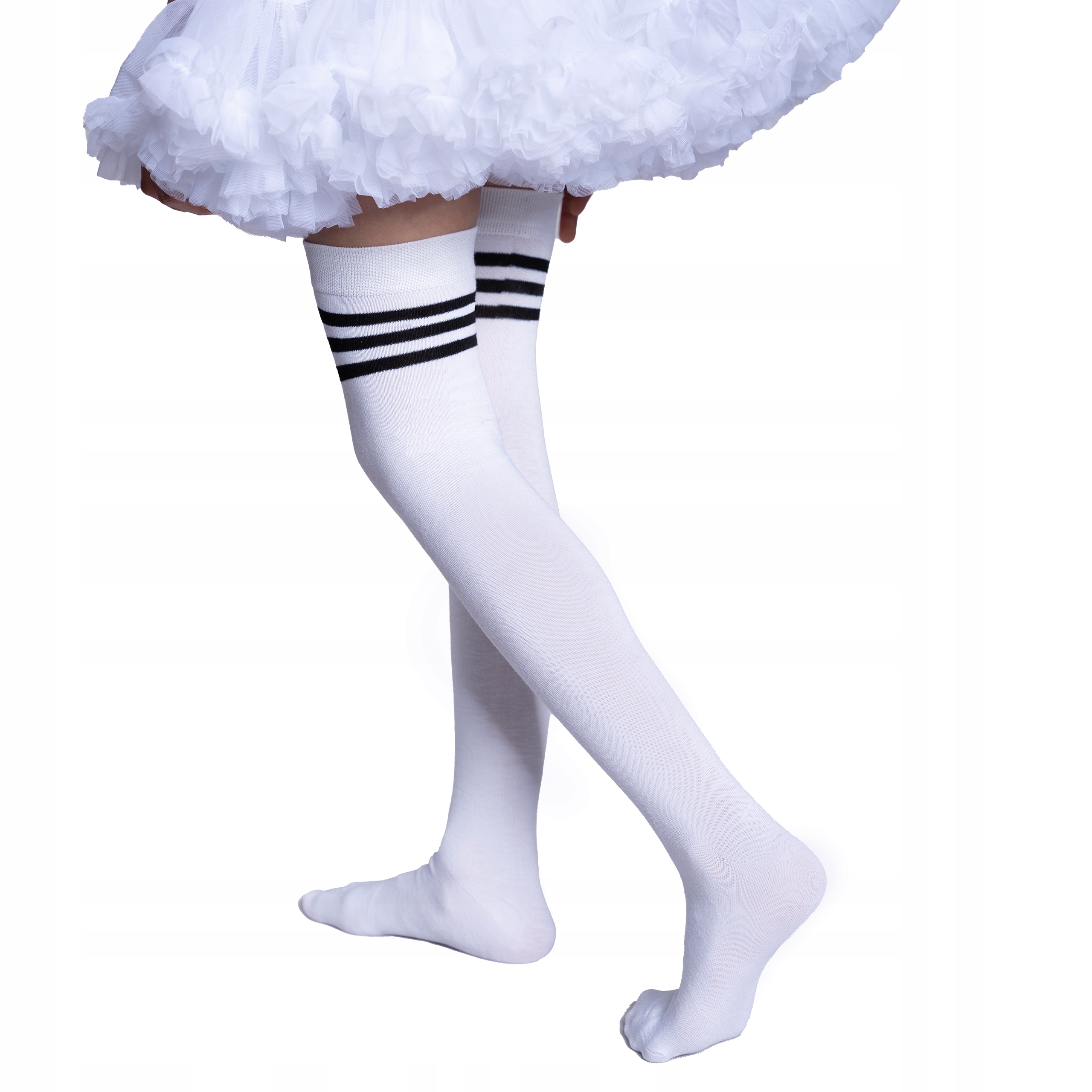 ZAKOLANÓWKI bawełniane dziewczęce SUPER JAKOŚĆ one size Wiek dziecka 8 lat +