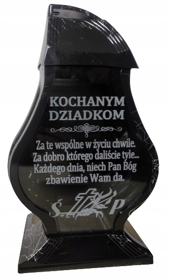 

Znicz Faraon Kochanym Dziadkom Grawer Złota Nitka