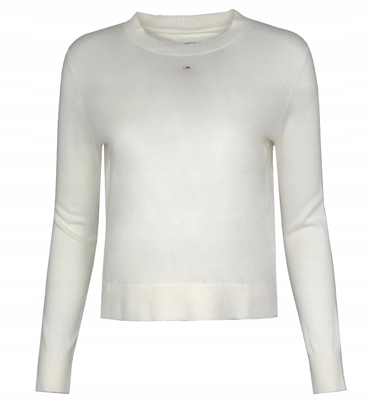 Tommy Jeans dámský bavlněný svetr, krémový, Xs