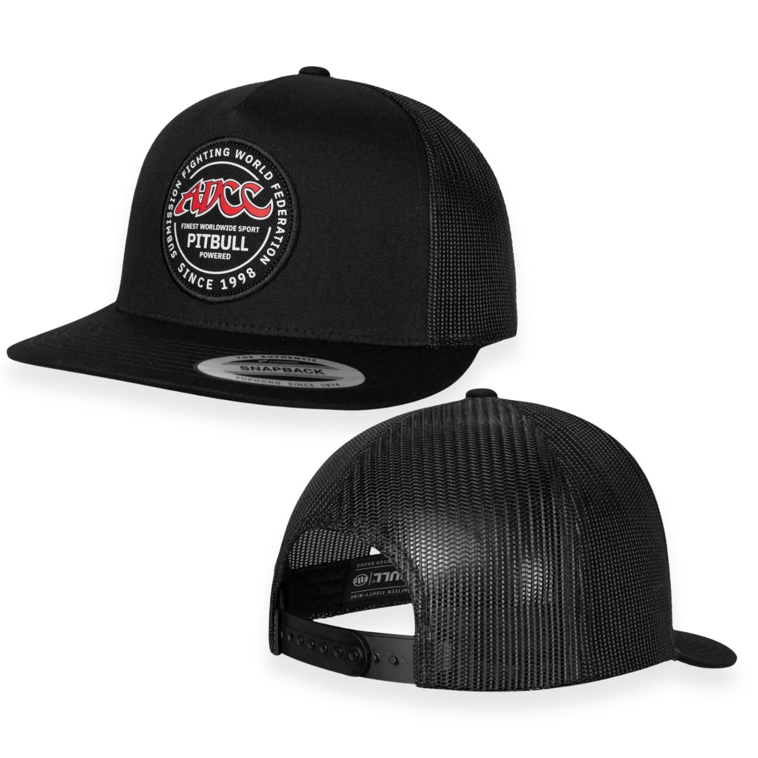 Čepice Snapback Mesh Pitbull nastavitelná kšiltovka Adcc