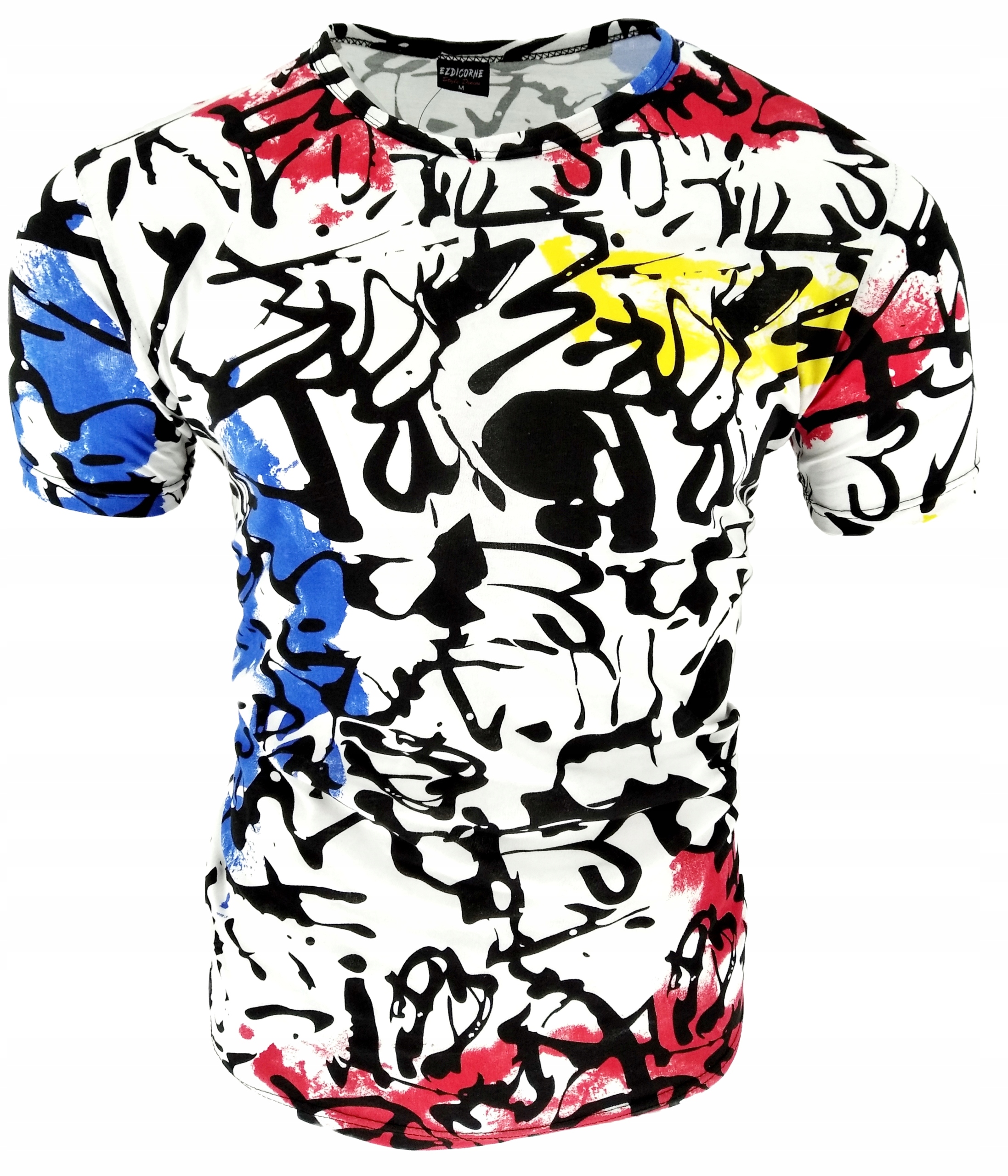 

Koszulka T-Shirt Męski Męska Biała Mazana XL