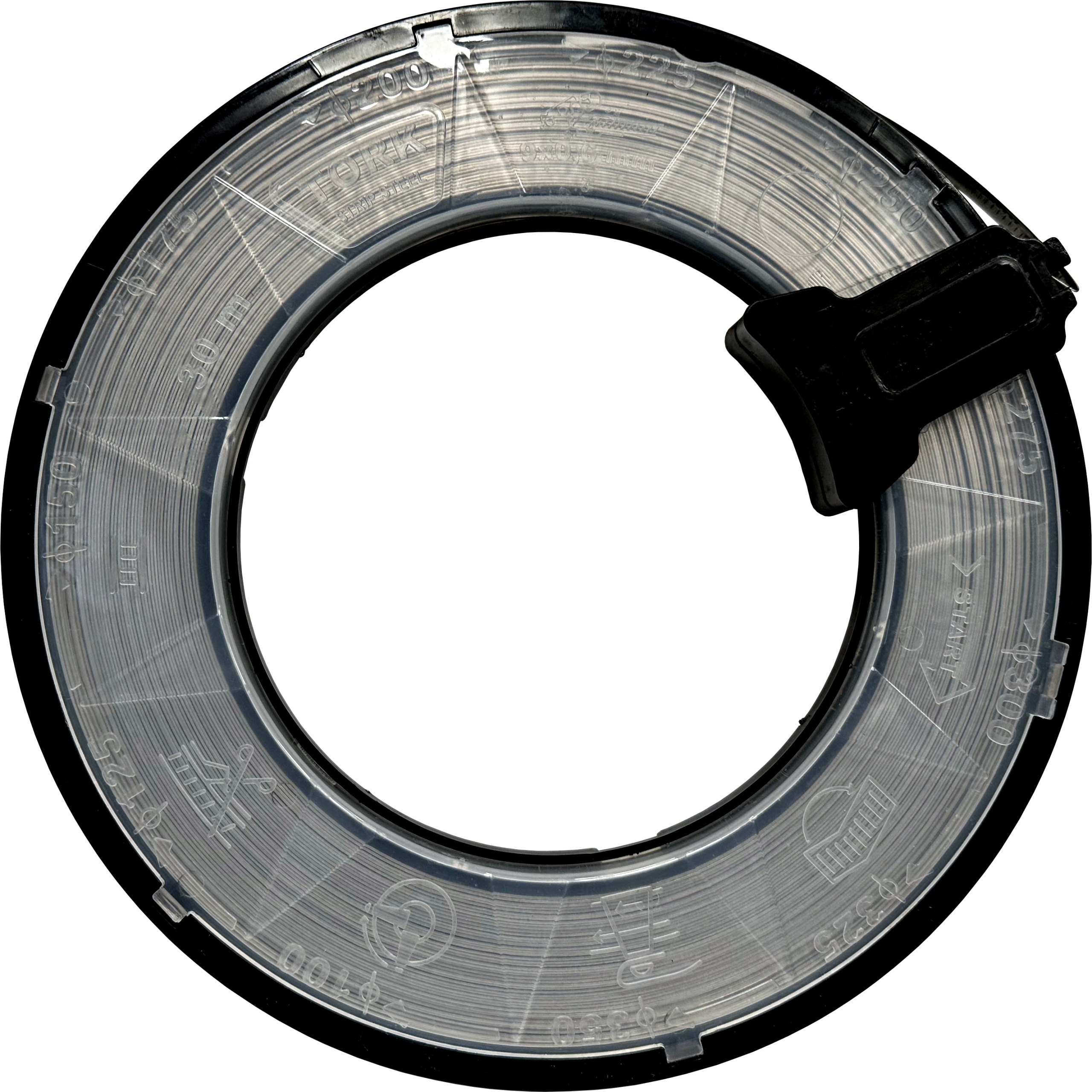 TAŚMA TSM STALOWA 9x0,6mm NA OPASKI ZACISKOWE CYBANTY NIERDZEWNA ROLKA 30mb