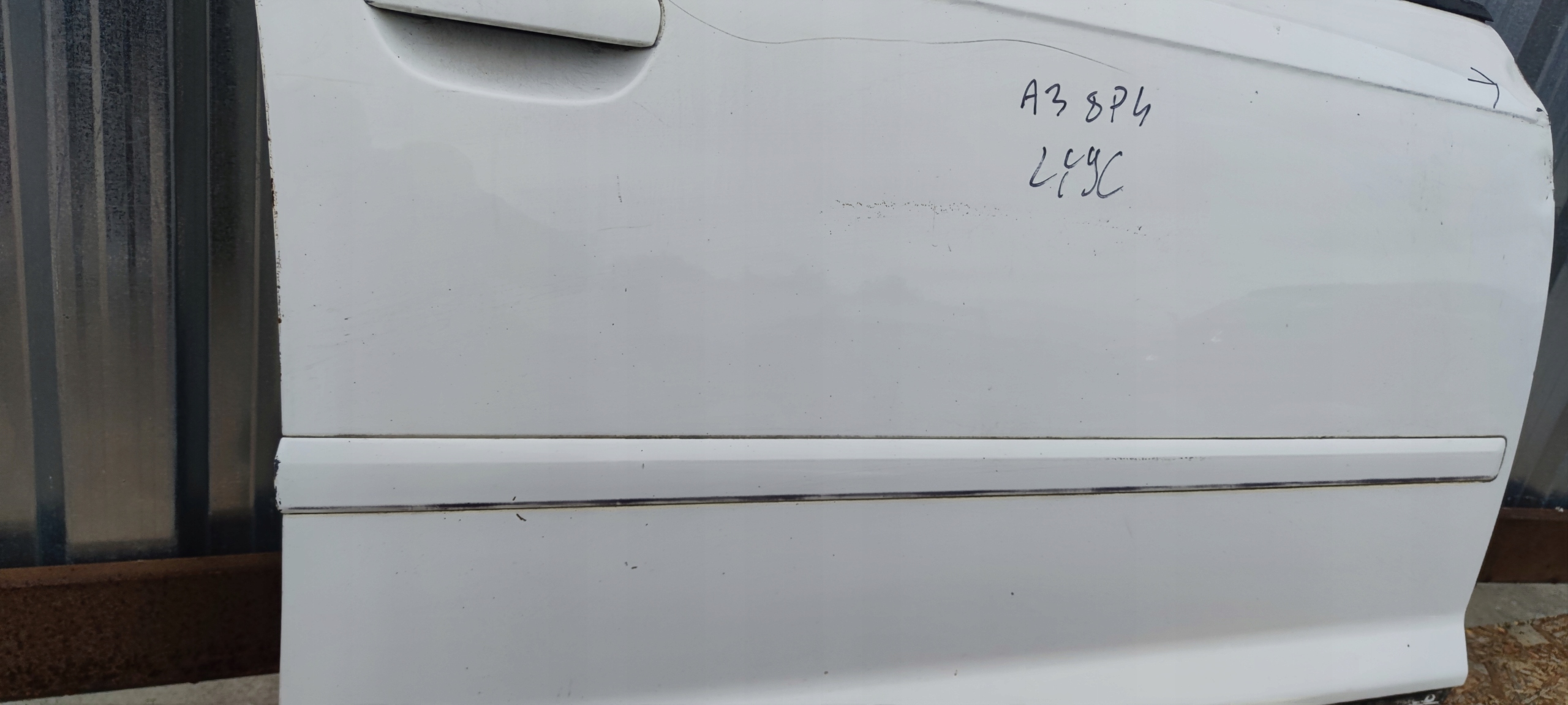 door right front AUDI A3 8P SPORTBACK LY9C 5D