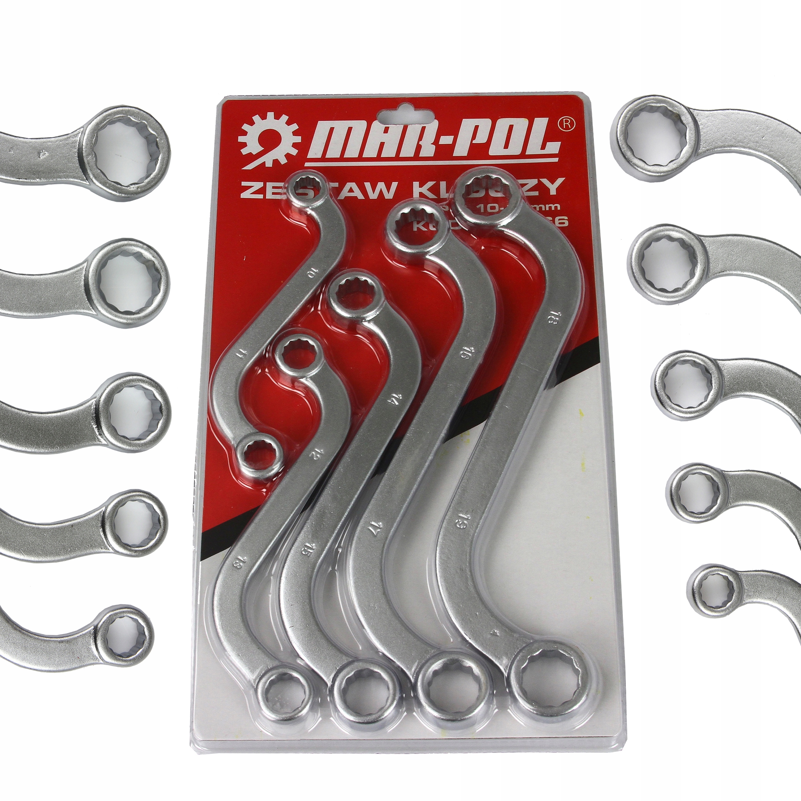 

Klucze Oczkowe Zakrzywione odgięte S alternatorów