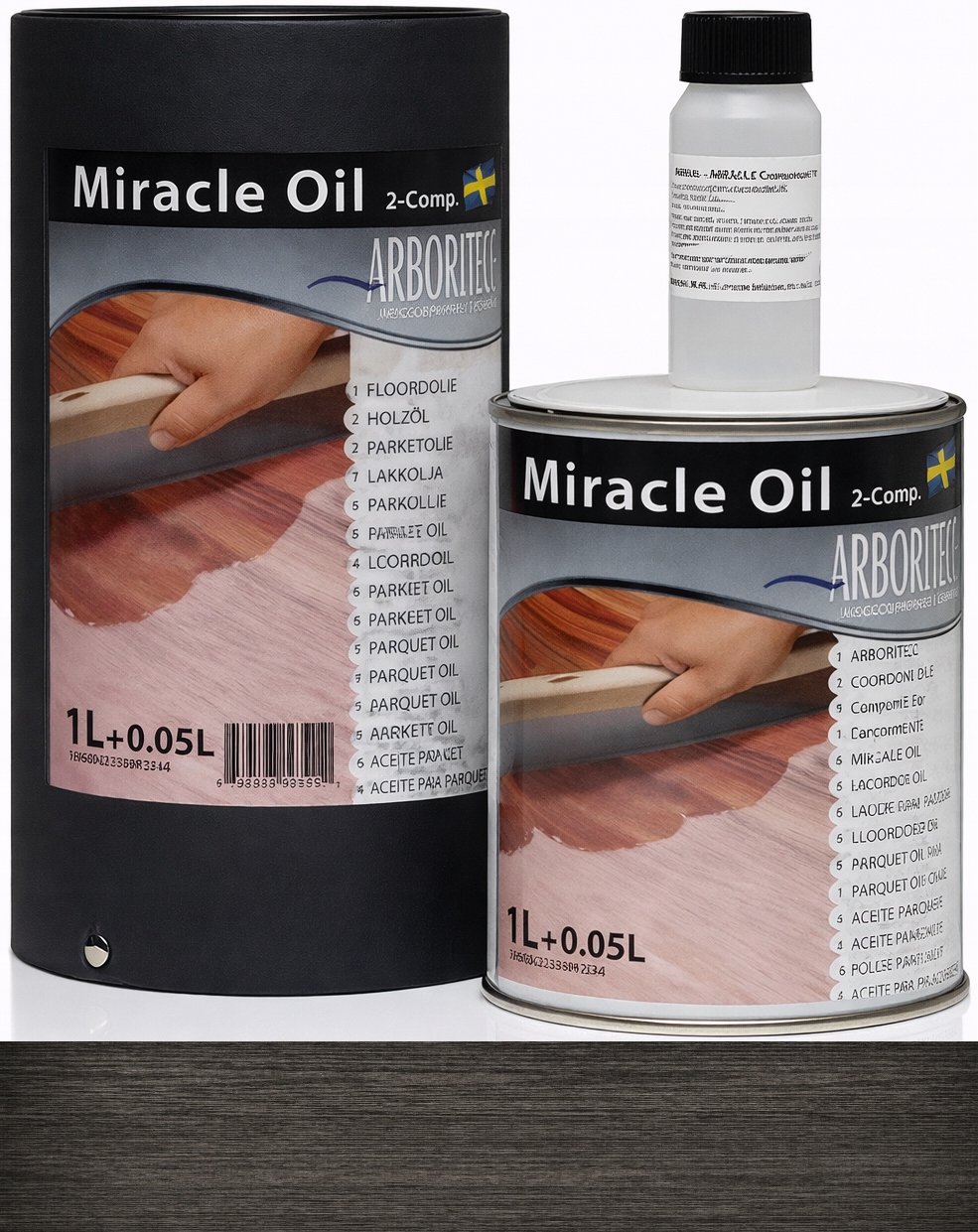 Arboritec Miracle Oil Black Černý 1,05L olej 2K na dřevěné podlahy