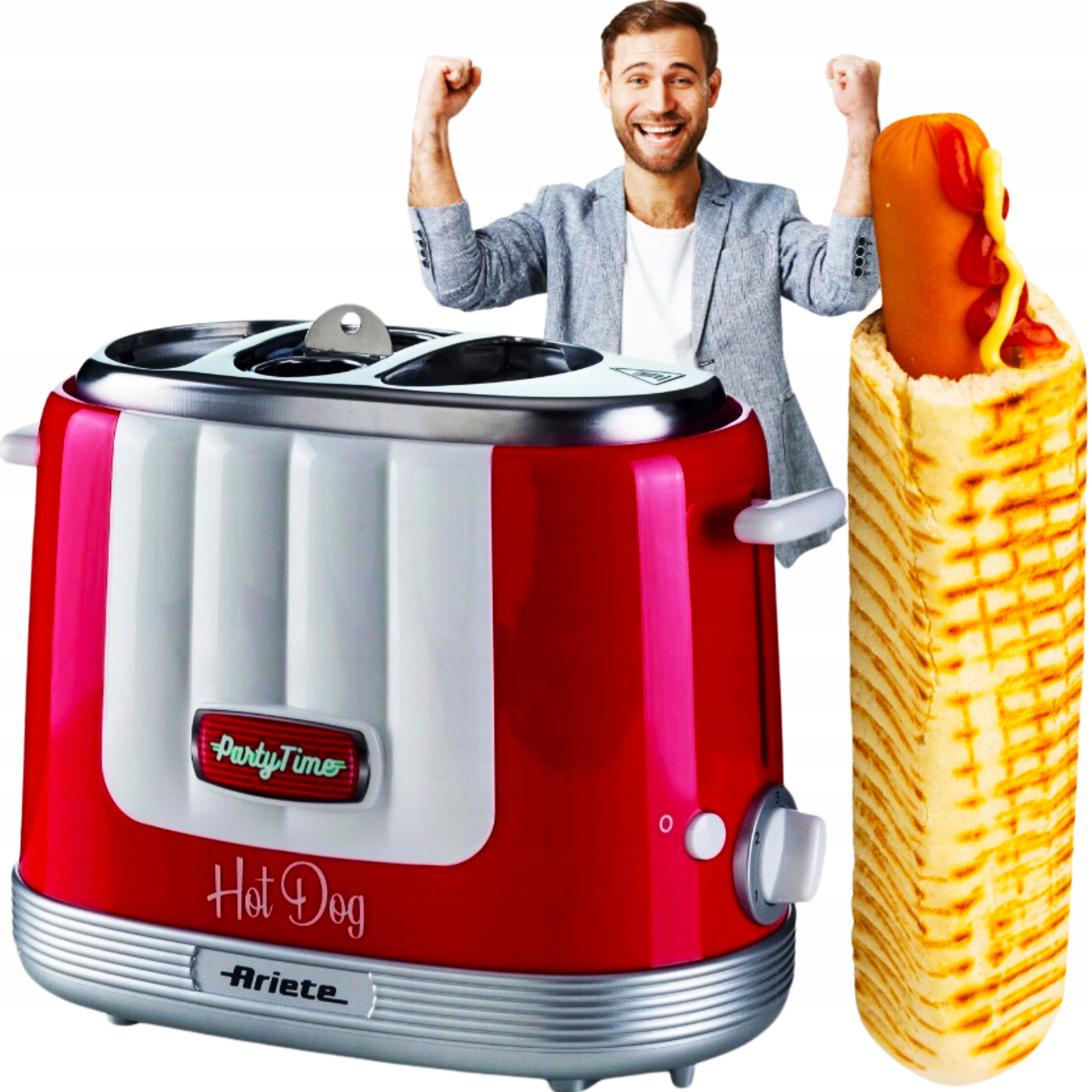 Urządzenie do Hot Dogów domowe na parówki i bułki Dom Kuchnia Firma