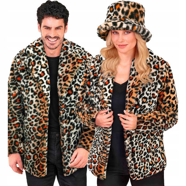 Outfit Leopardí Plyšová Kostým Unisex 70., 80., 90. Karneval Kostým S/m
