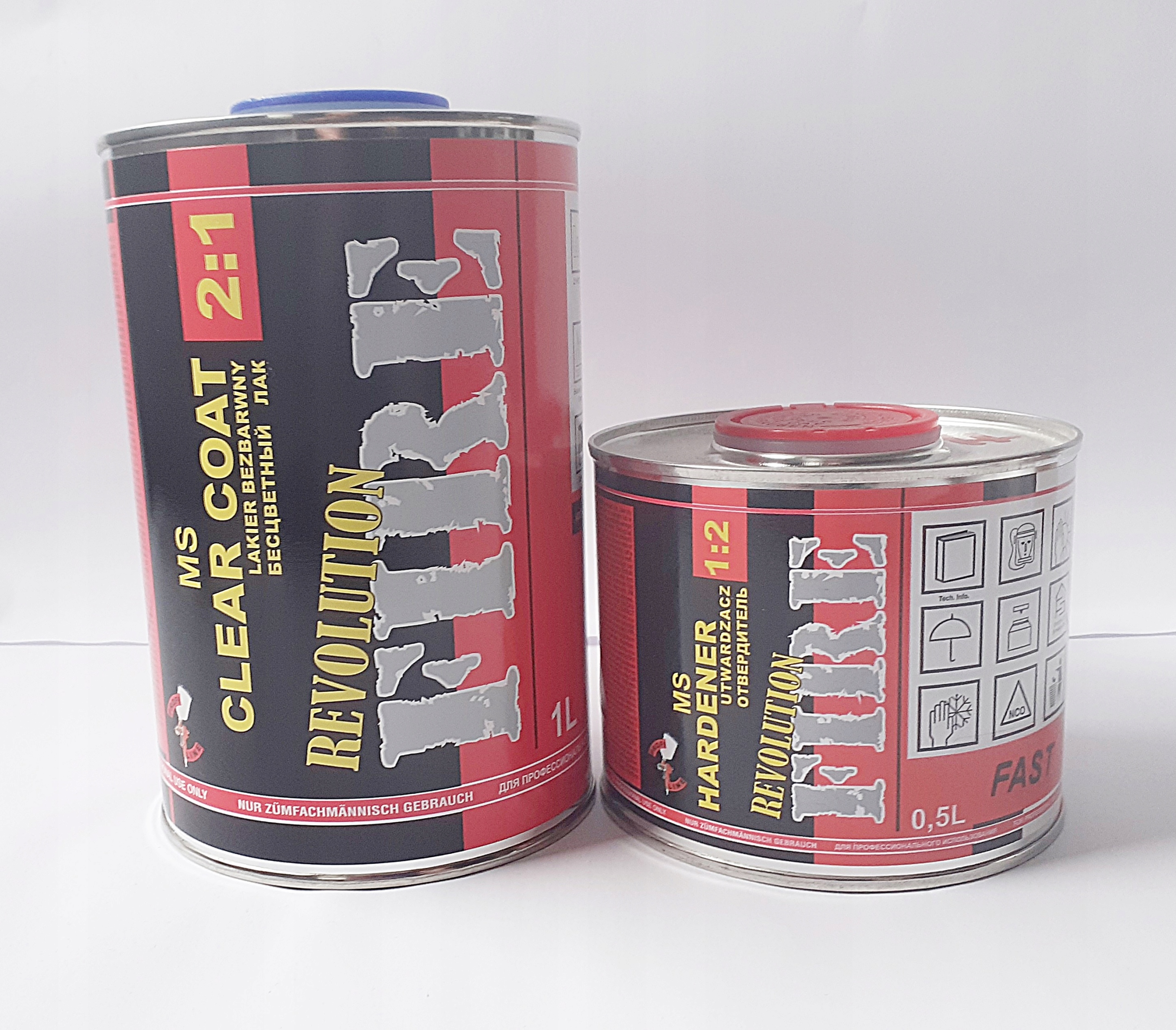 FIRE 2+1 LAKIER BEZBARWNY 1,5l kpl utwardz. standa