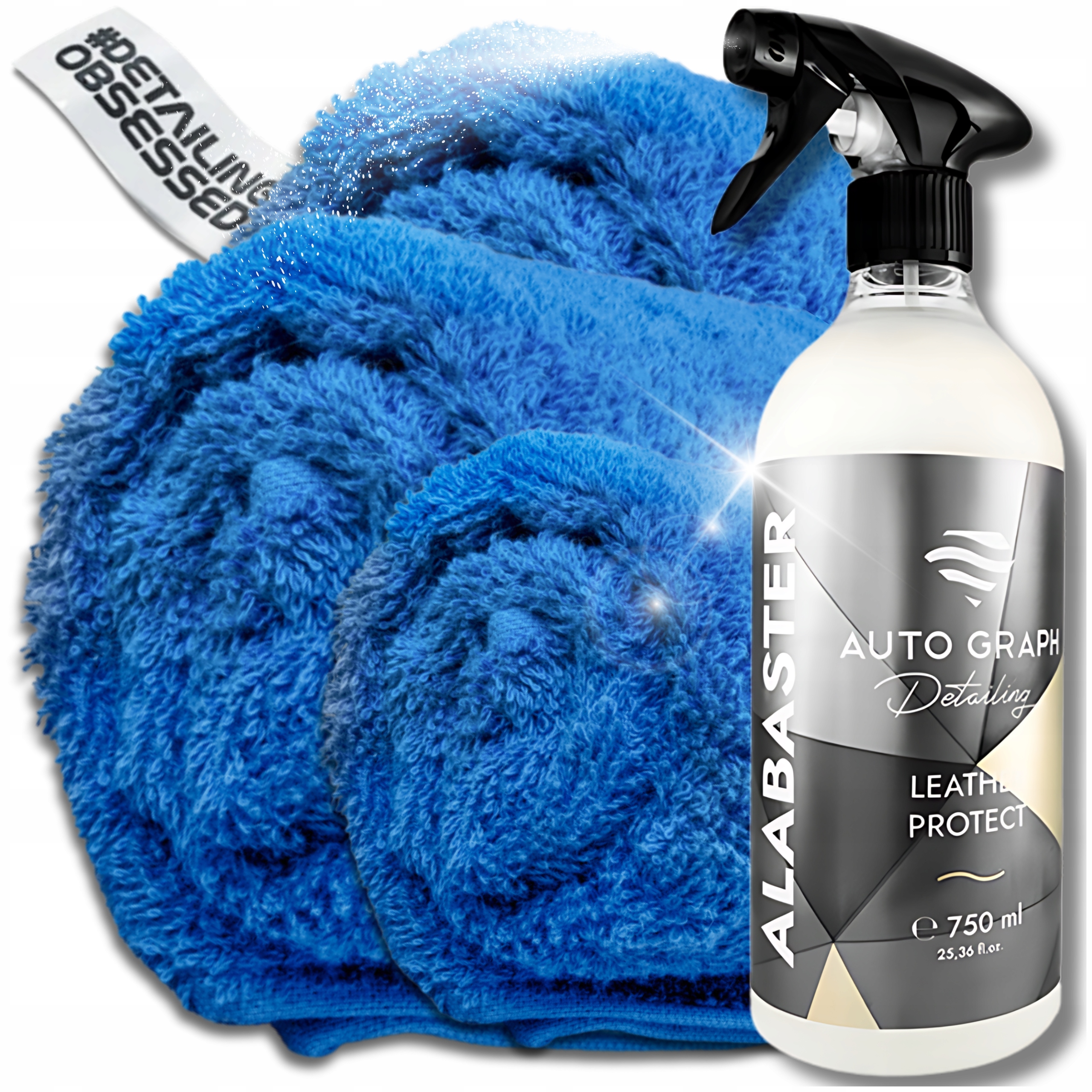 Auto Graph Alabaster Leather Protect 750ml zmiękcza, nawilża, odżywia 3w1