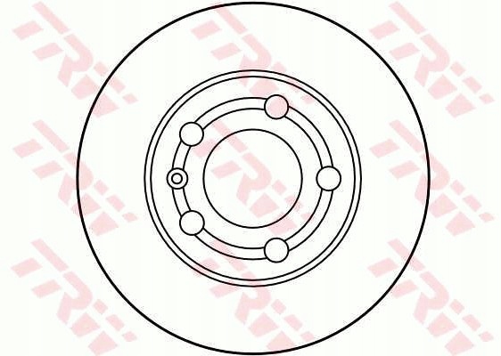 DF2805 TRW TARCZA HAMULCA TYL Producent części TRW