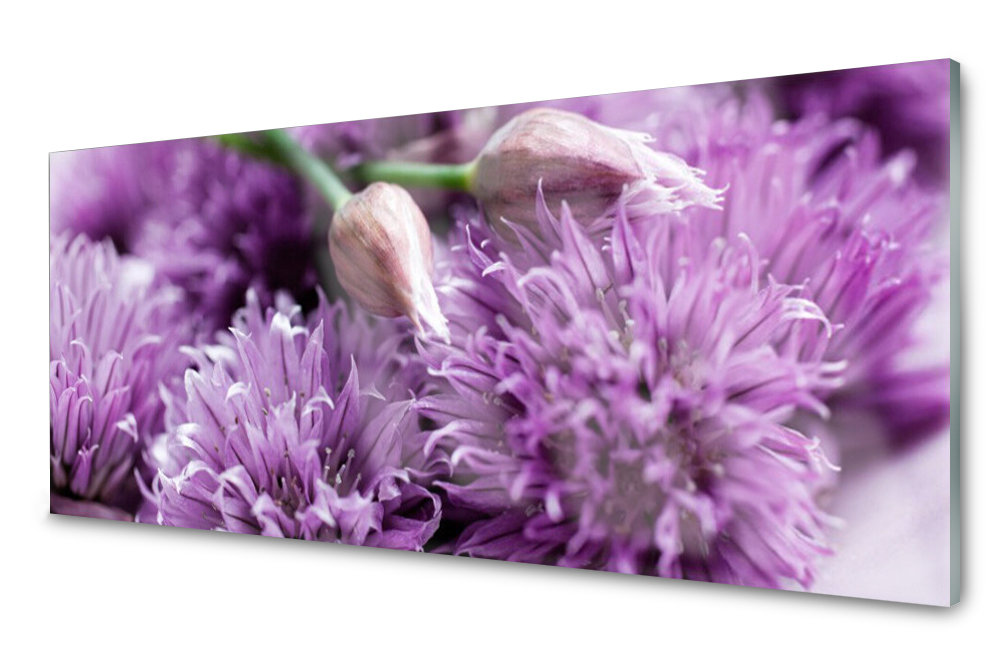 

Panel szklany do kuchni Kwiaty Roślina 125x50