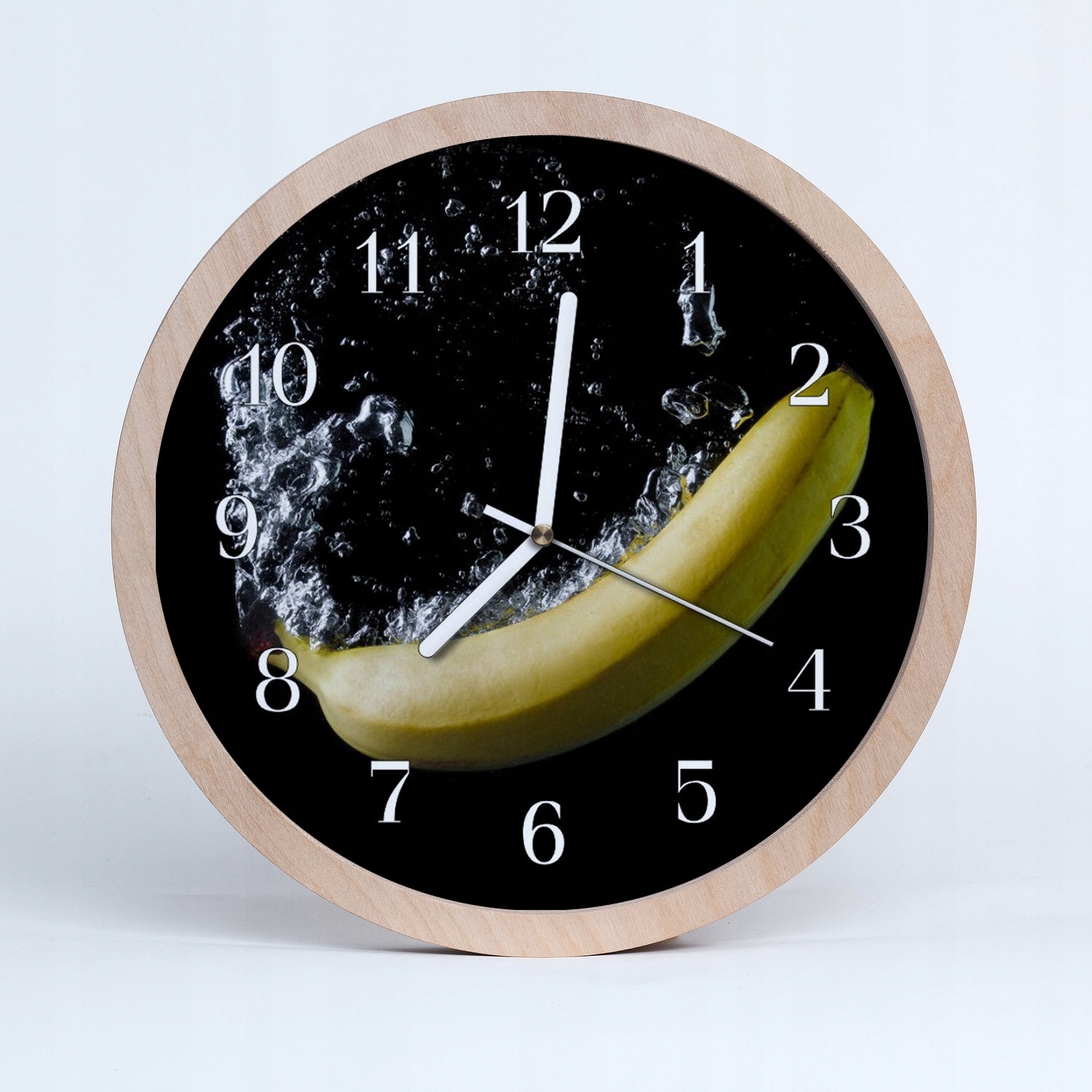 Moderní závěsný hodinový stroj Bezhlučný Banán Ovoce 30 cm