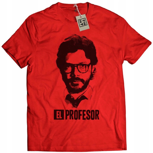 

Koszulka Profesor La Casa De Papel Dom z Papieru