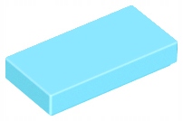 

Lego 1x2 Płaska Tile Medium Azure 3069b 2szt Nowa