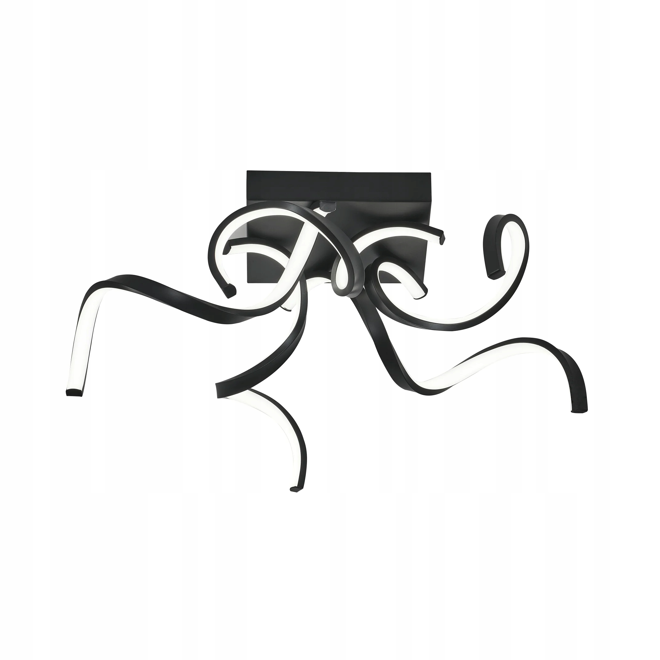 Zuma Line Stelo stropná Led lampa 48W čierna moderná 57 cm